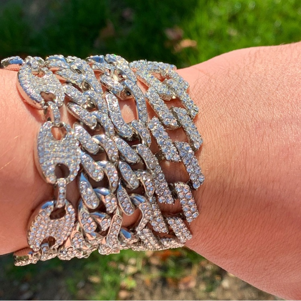 Iced Out Bracelet Set “The Millionaire Set” - Picture 5 of 5